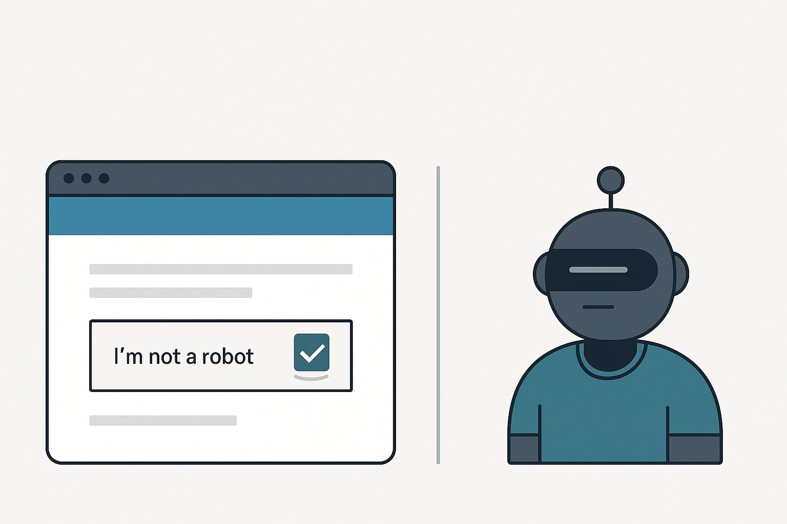 Diagram of challenge-based bot detection