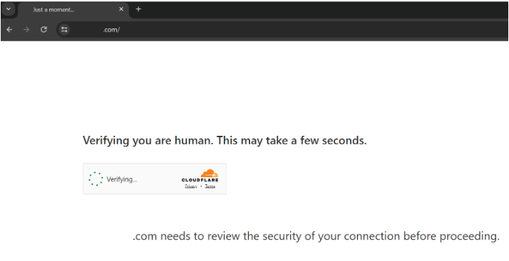 Cloudflare CAPTCHA diagram
