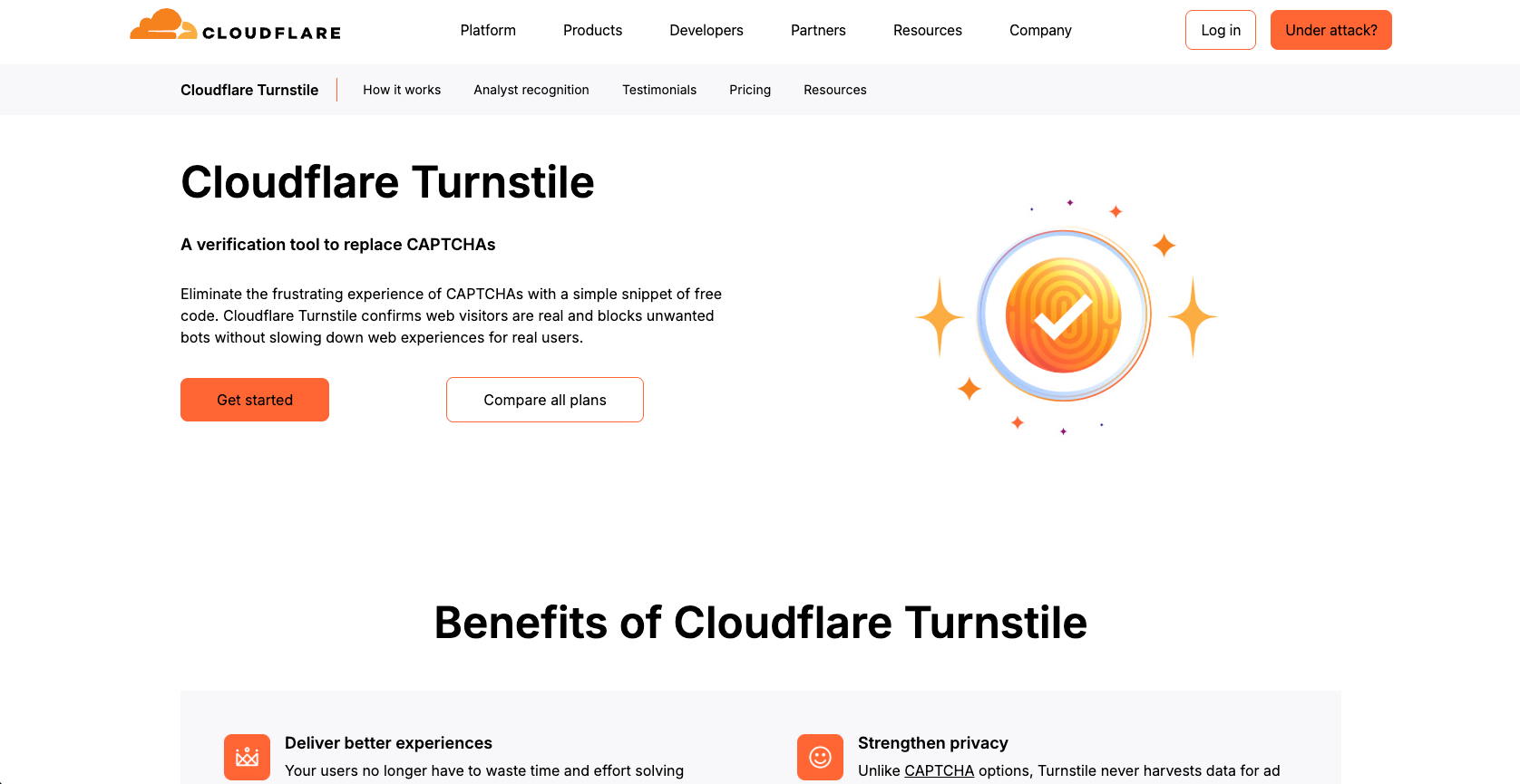 Turnstile homepage image